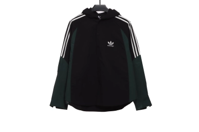 Balenciaga joint AD patchwork contrast Windbreaker Jacket 01