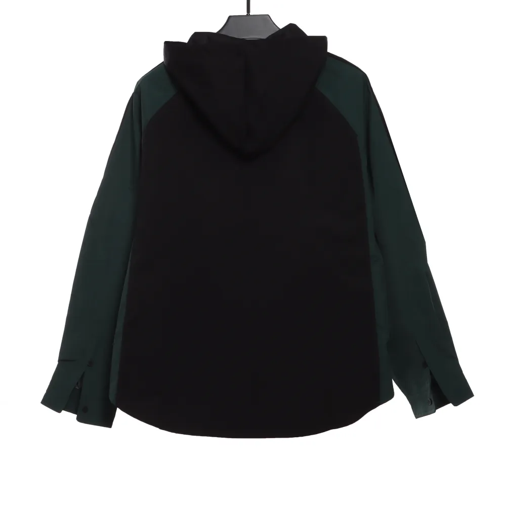 Balenciaga joint AD patchwork contrast Windbreaker Jacket