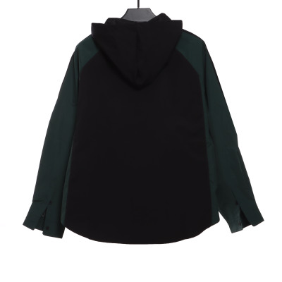  Balenciage joint AD patchwork contrast Windbreaker Jacket 02