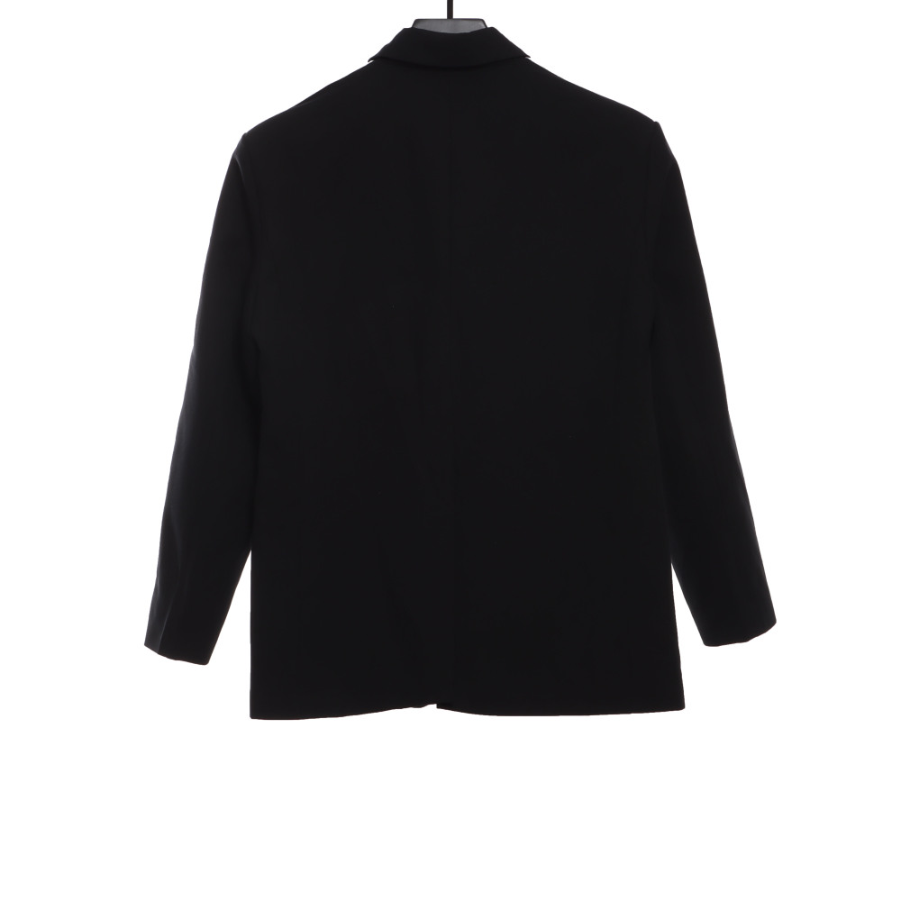  Balenciage joint AD solid color lapel single-breasted suit jacket