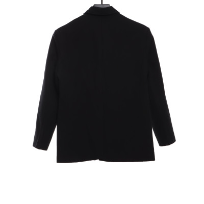  Balenciage joint AD solid color lapel single-breasted suit jacket 02