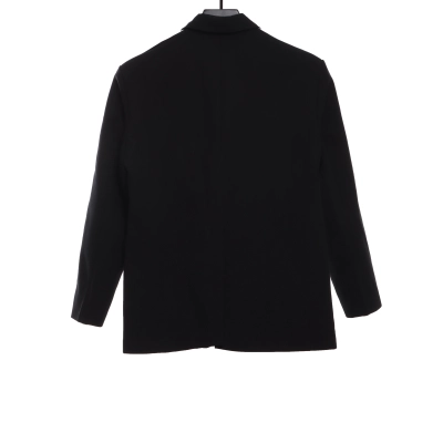 Balenciaga joint AD solid color lapel single-breasted suit jacket 02