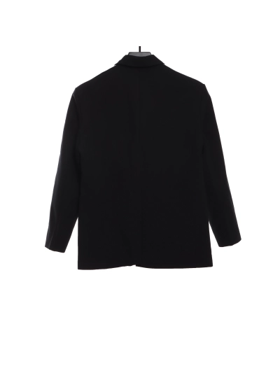 Balenciaga joint AD solid color lapel single-breasted suit jacket 02