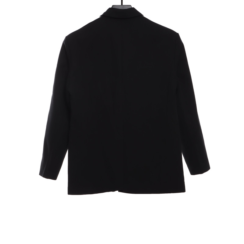  Balenciage joint AD solid color lapel single-breasted suit jacket