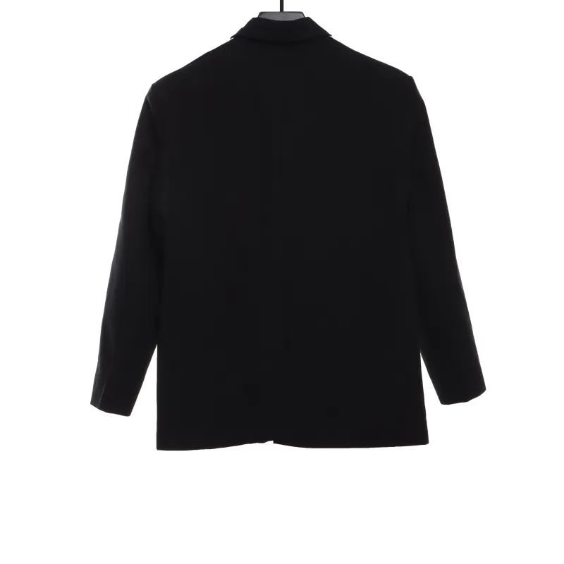 Balenciaga joint AD solid color lapel single-breasted suit jacket