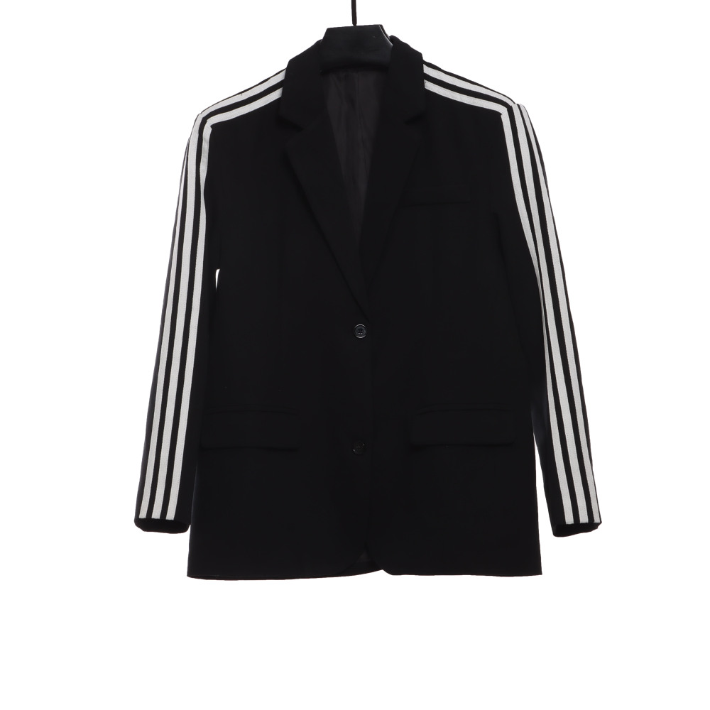  Balenciage joint AD solid color lapel single-breasted suit jacket