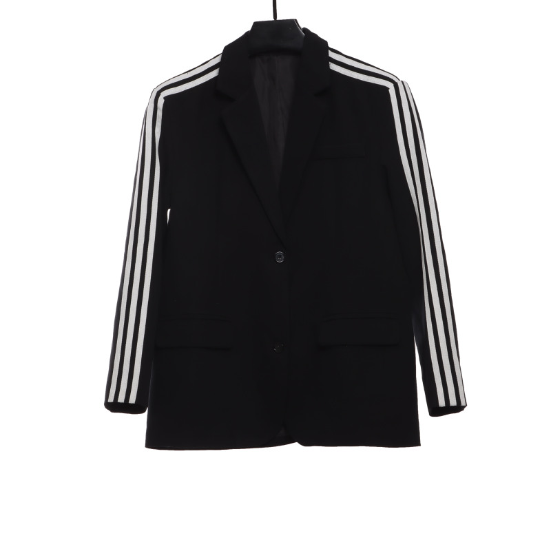  Balenciage joint AD solid color lapel single-breasted suit jacket