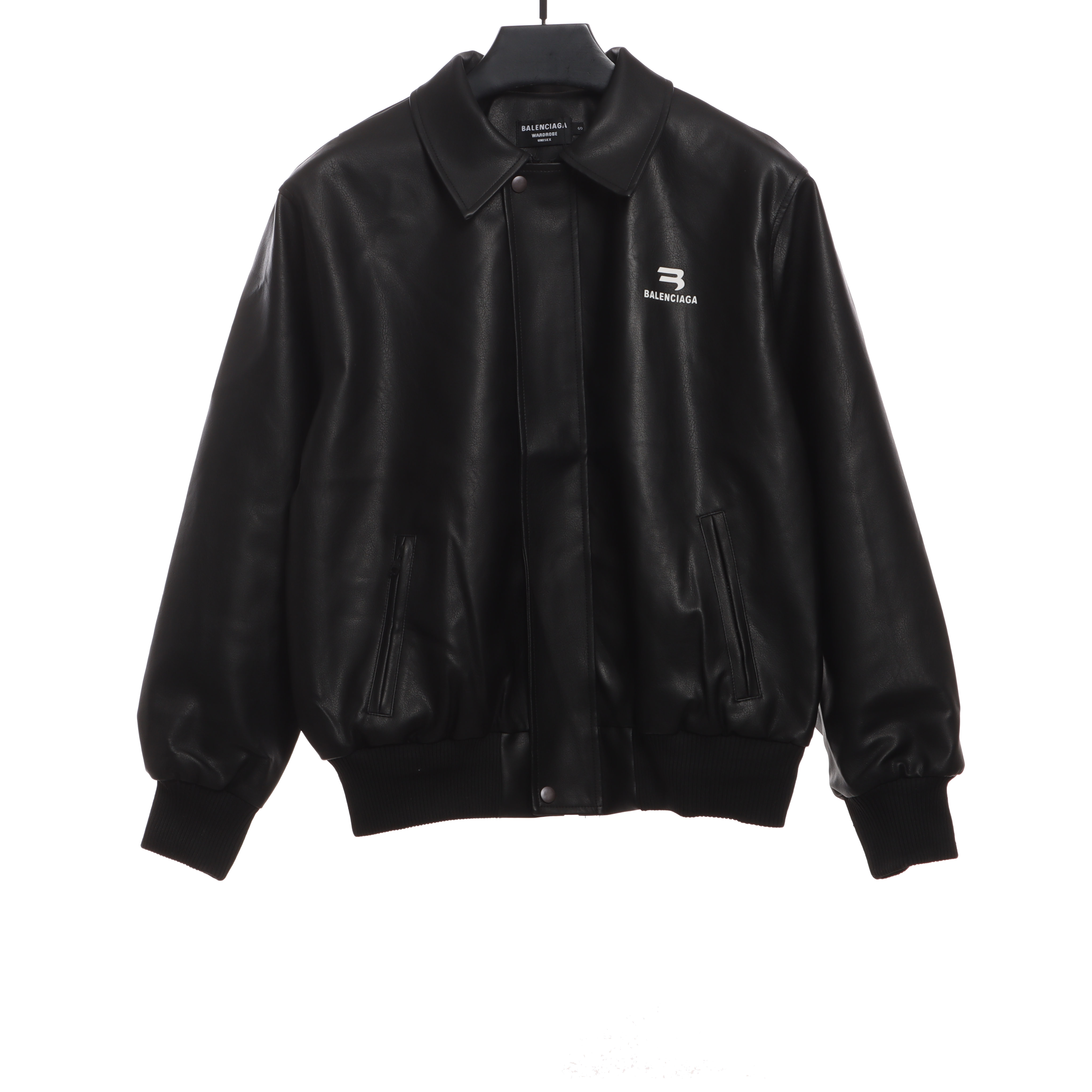 Balenciaga leather motorcycle jacket
