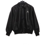  Balenciage leather motorcycle jacket