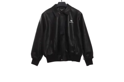 Balenciaga leather motorcycle jacket 01