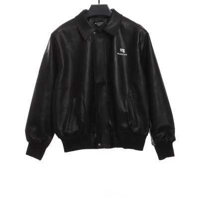  Balenciage leather motorcycle jacket 01