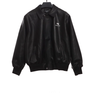 Balenciaga leather motorcycle jacket 01