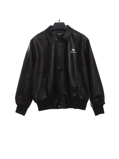 Balenciaga leather motorcycle jacket 01