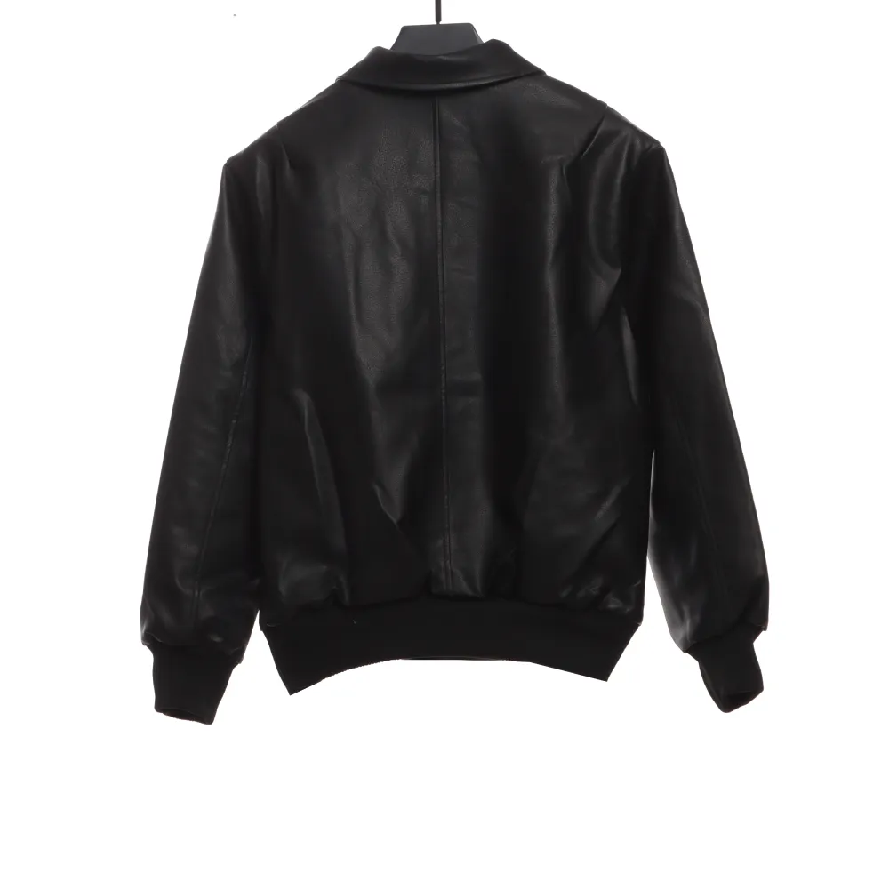 Balenciaga leather motorcycle jacket
