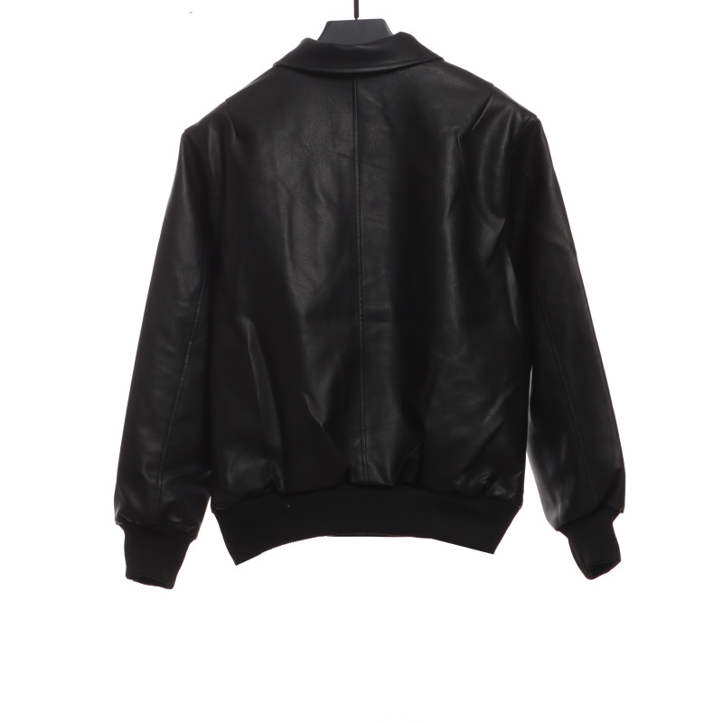  Balenciage leather motorcycle jacket