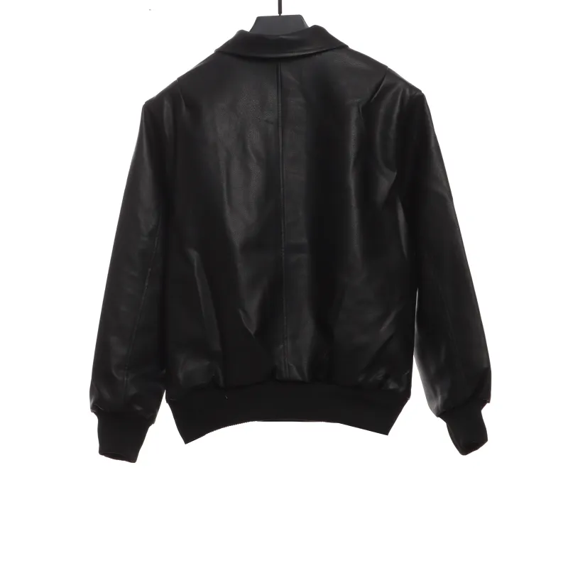Balenciaga leather motorcycle jacket