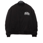  Balenciage PARIS logo baseball jacket