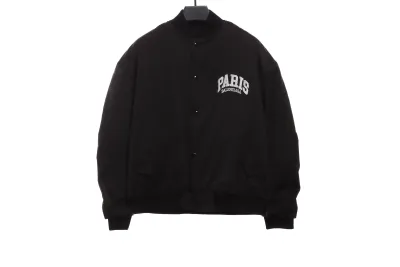 Balenciaga PARIS logo baseball jacket 01