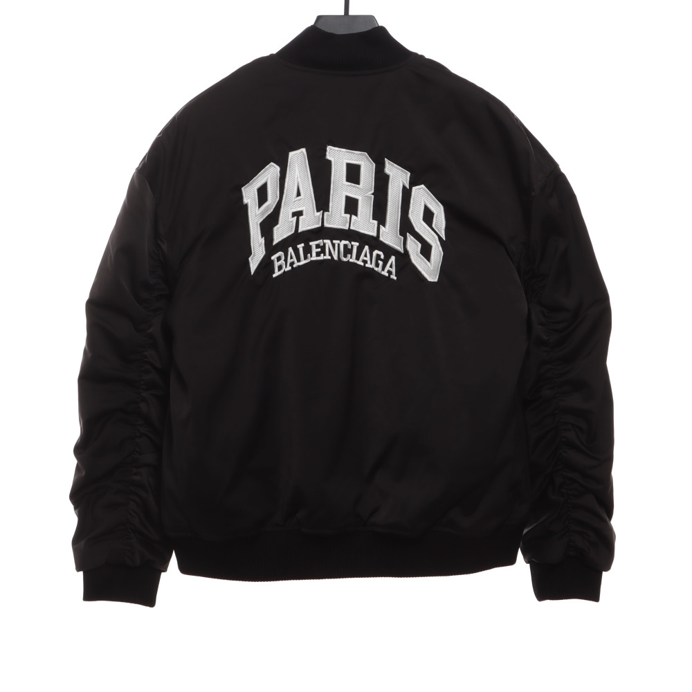  Balenciage PARIS logo baseball jacket