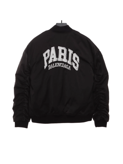Balenciaga PARIS logo baseball jacket 02