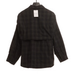  Balenciage plaid detachable jacket