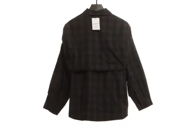 Balenciaga plaid detachable jacket 01