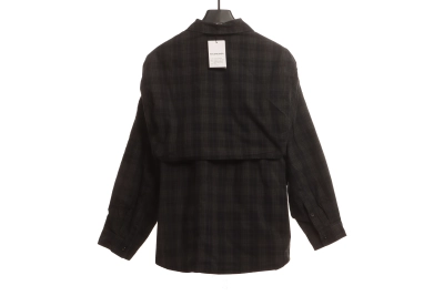 Balenciaga plaid detachable jacket 01