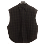  Balenciage plaid detachable jacket