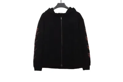 Balenciaga Sanskrit distressed mud dyed jacket 01