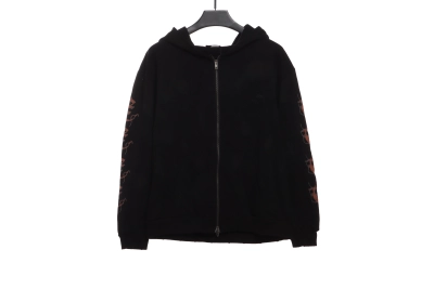 Balenciaga Sanskrit distressed mud dyed jacket 01