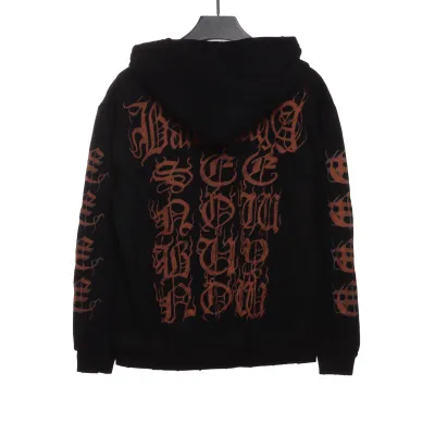 Balenciaga Sanskrit distressed mud dyed jacket 02