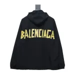Balenciaga yellow tape letter Windbreaker Jacket