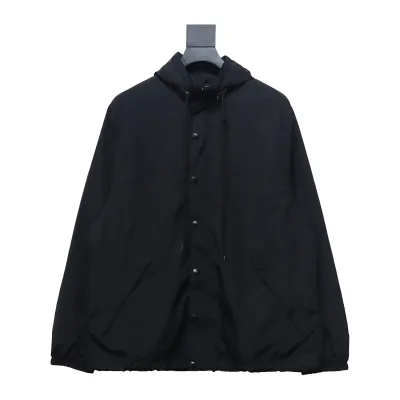 Balenciaga yellow tape letter Windbreaker Jacket 01