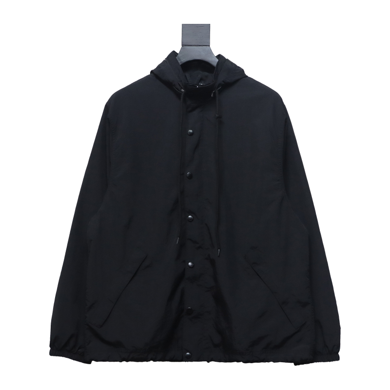 Balenciage yellow tape letter Windbreaker Jacket