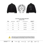 Chrome Hearts cross patch leather pilot jacket
