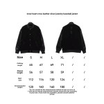 Chrome Hearts cross-patterned silver baseball jacket