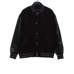  Chrome Hearts cross-patterned silver baseball jacket