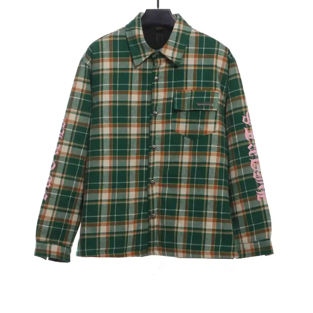  Chrome Hearts plaid silver Sanskrit jacket 1