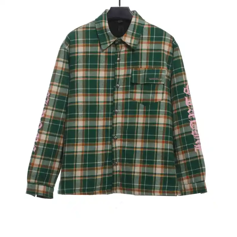  Chrome Hearts plaid silver Sanskrit jacket 1