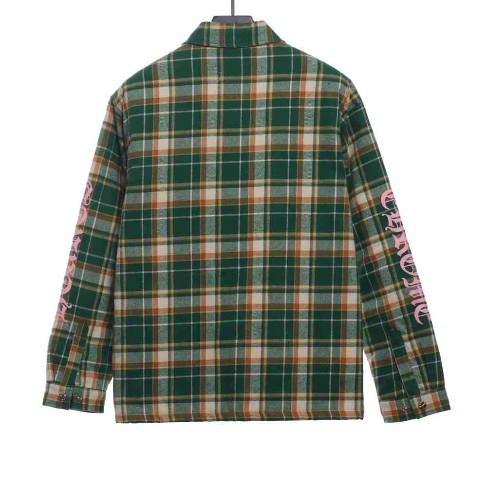 Chrome Hearts plaid silver Sanskrit jacket 1