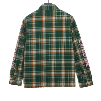 Chrome Hearts plaid silver Sanskrit jacket 1 02