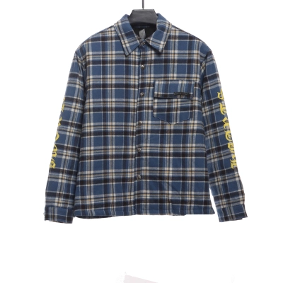Chrome Hearts plaid silver Sanskrit jacket 2 01