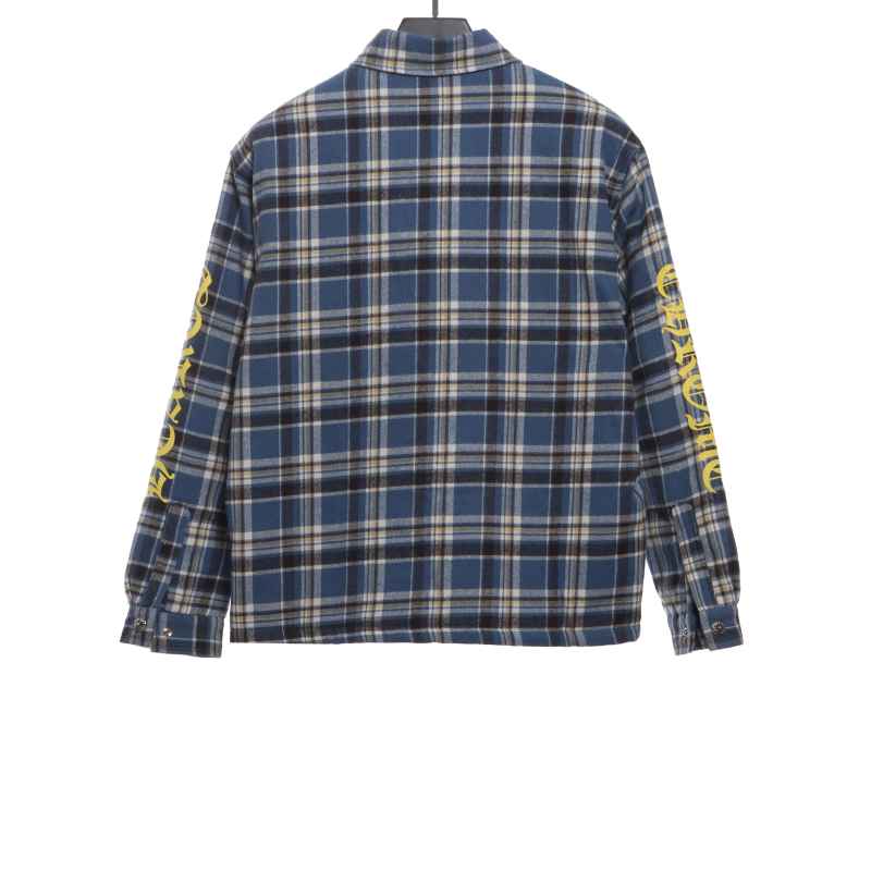 Chrome Hearts plaid silver Sanskrit jacket 2