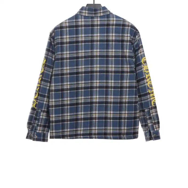  Chrome Hearts plaid silver Sanskrit jacket 2