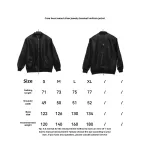  Chrome Hearts silver sword baseball jacket