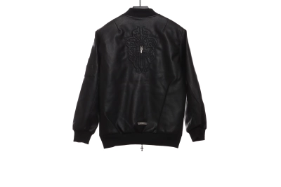 Chrome Hearts silver sword baseball jacket 02