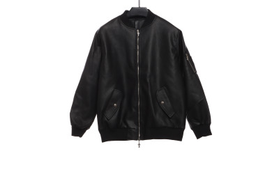 Chrome Hearts silver sword baseball jacket 01