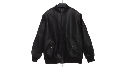 Chrome Hearts silver sword baseball jacket 01