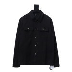 Chrome Hearts twill plain button jacket