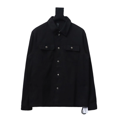 Chrome Hearts twill plain button jacket 01